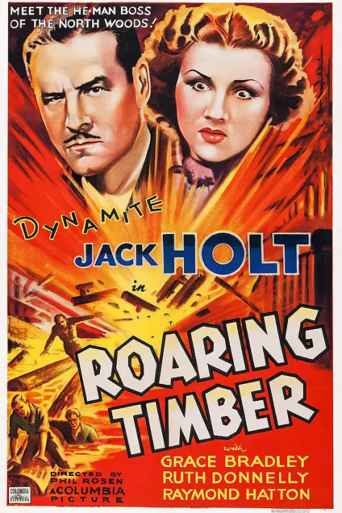 Movie poster "Roaring Timber"