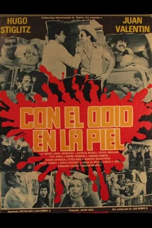 Movie poster "Con el odio en la piel"
