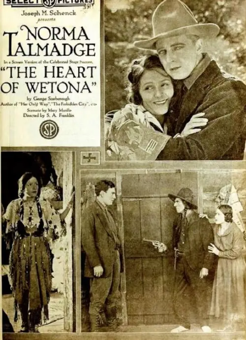 Movie poster "The Heart of Wetona"