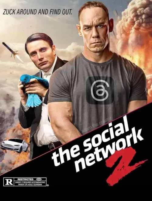 Movie poster "The Social Network Part II"