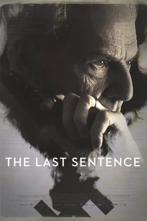 Movie poster "The Last Sentence"