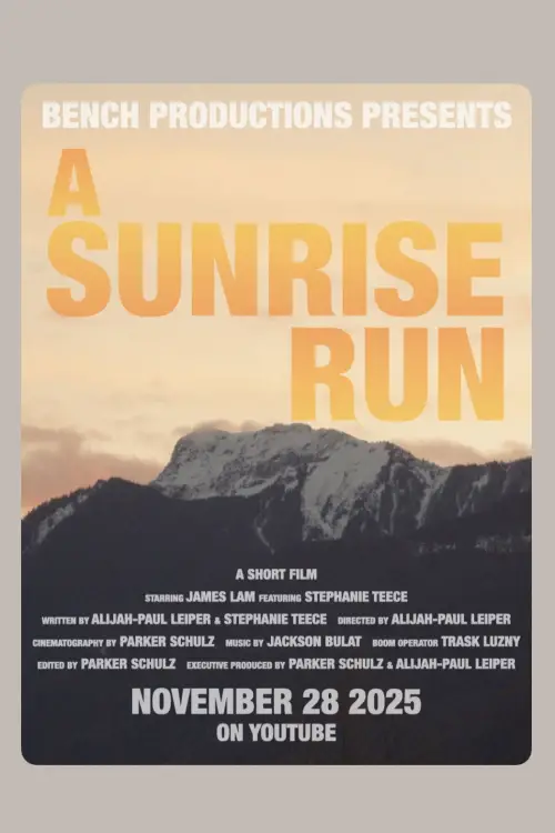 Movie poster "A Sunrise Run"