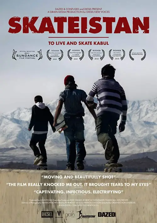 Movie poster "Skateistan: To Live and Skate Kabul"