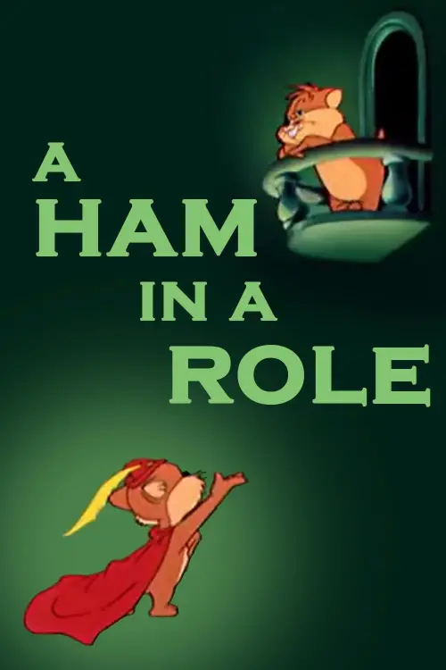 Movie poster "A Ham in a Role"