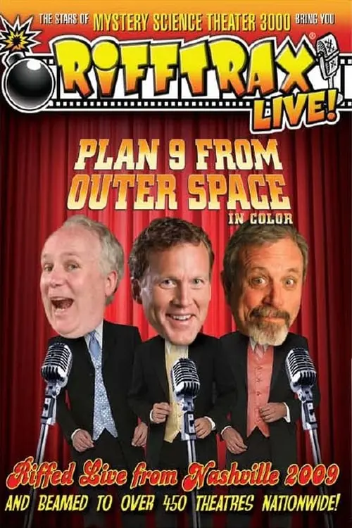 Movie poster "RiffTrax Live: Plan 9 from Outer Space"