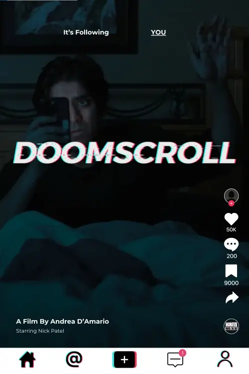 Movie poster "DOOMSCROLL"