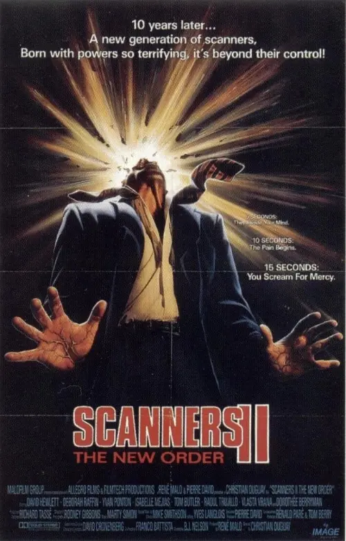 Movie poster "Scanners II: The New Order"