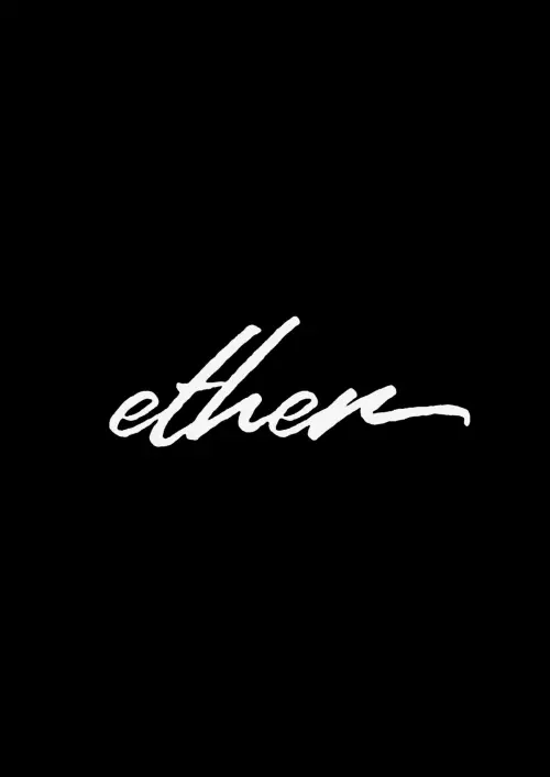 Movie poster "Ether"