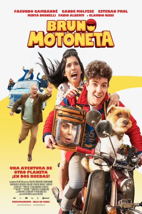 Movie poster "Bruno Motoneta"