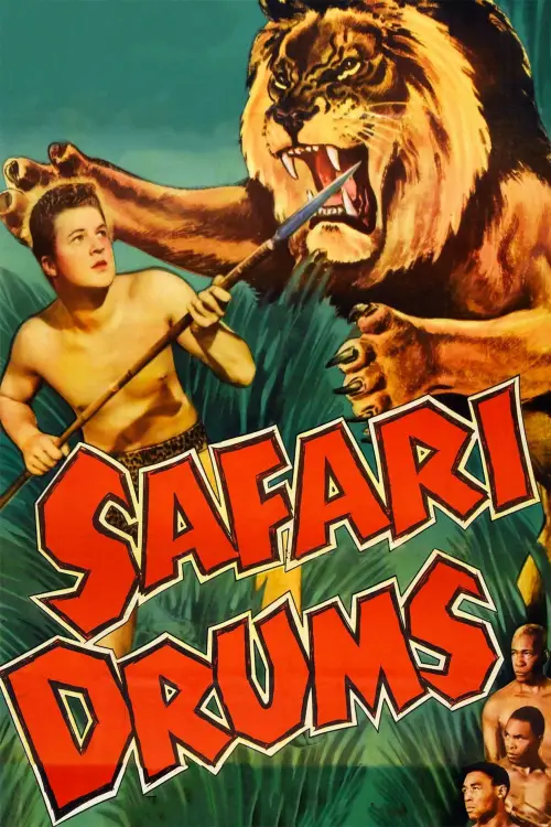 Movie poster "Safari Drums"