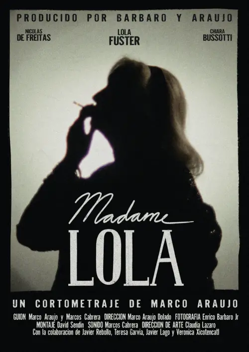 Movie poster "Madame Lola"
