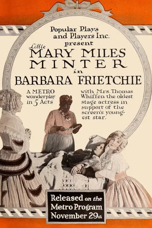 Movie poster "Barbara Frietchie"