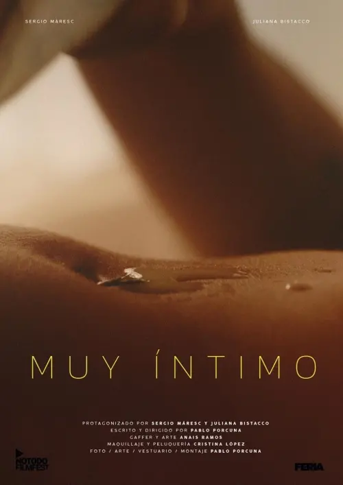 Movie poster "Muy íntimo"