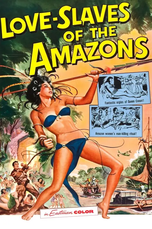 Movie poster "Love Slaves of the Amazons"
