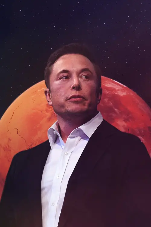 Movie poster "Elon Musk: Aiming for the Stars"