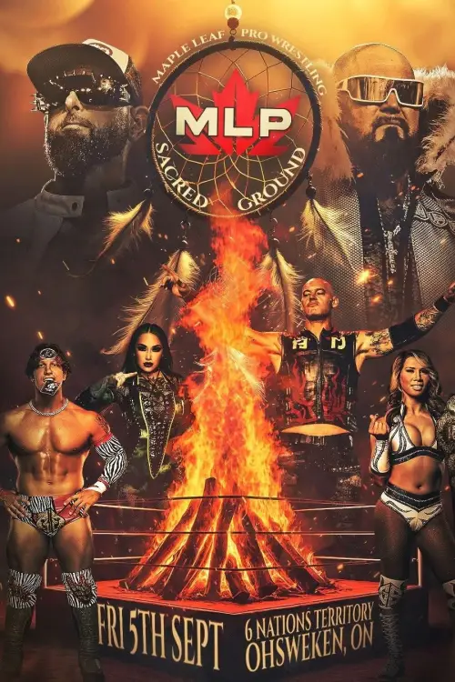 Movie poster "Maple Leaf Pro Wrestling: Sacred Ground"