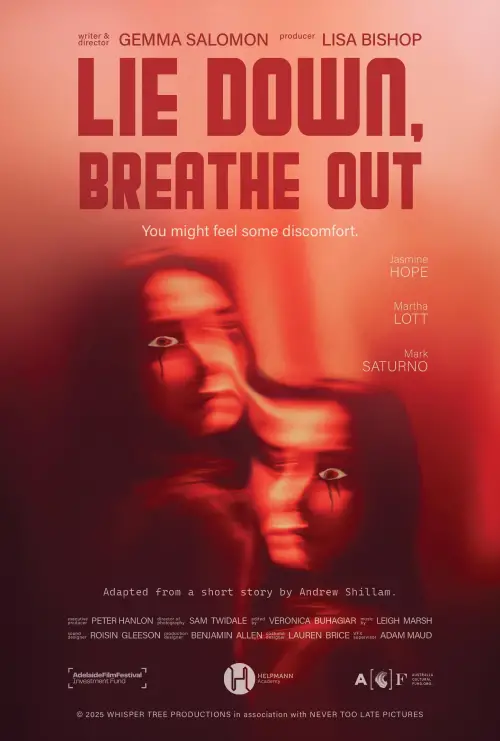 Movie poster "Lie Down, Breathe Out"