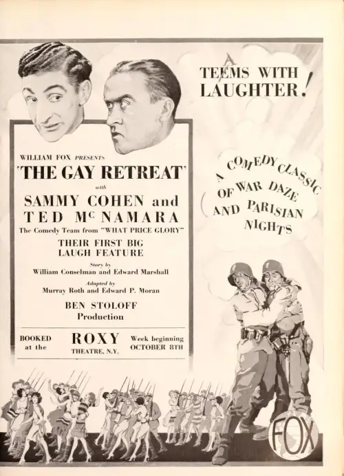 Movie poster "The Gay Retreat"