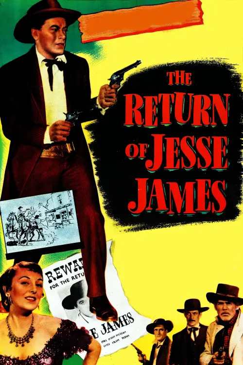 Movie poster "The Return of Jesse James"