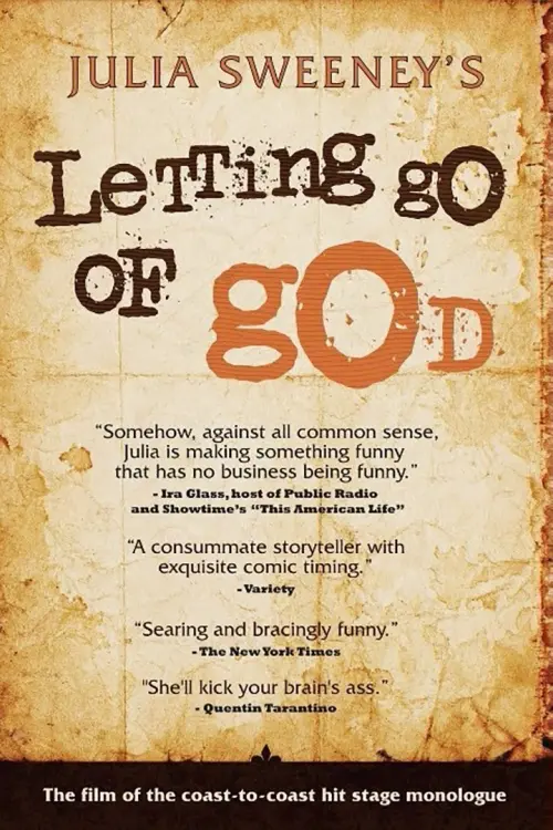 Movie poster "Julia Sweeney - Letting Go of God"
