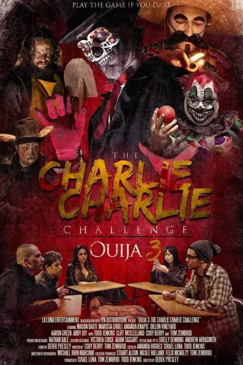 Movie poster "Ouija 3: The Charlie Charlie Challenge"