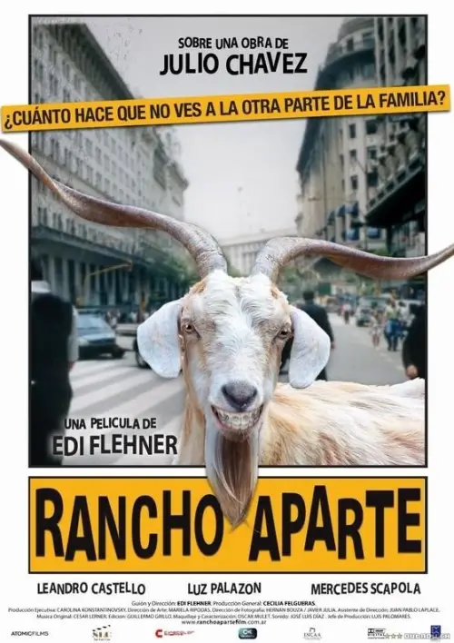 Movie poster "Rancho aparte"