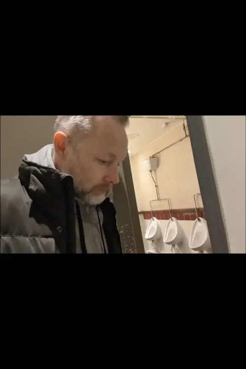 Movie poster "Nighttime walk in the cold for a hot cuppa"