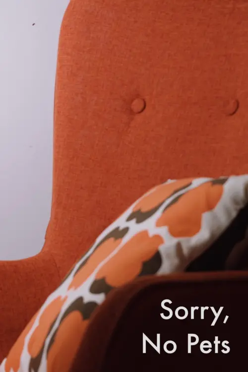 Movie poster "Sorry, No Pets"