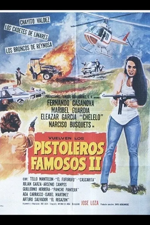 Movie poster "Pistoleros famosos II"