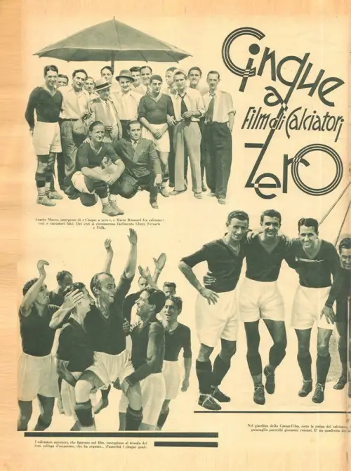 Movie poster "Cinque a zero"