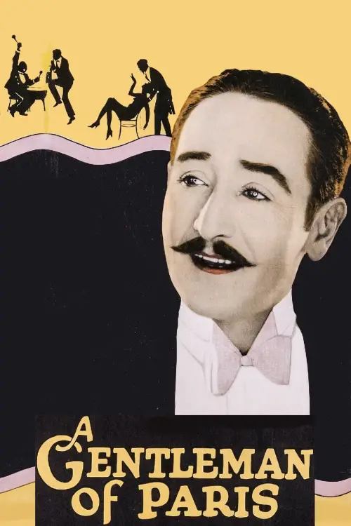Movie poster "A Gentleman of Paris"