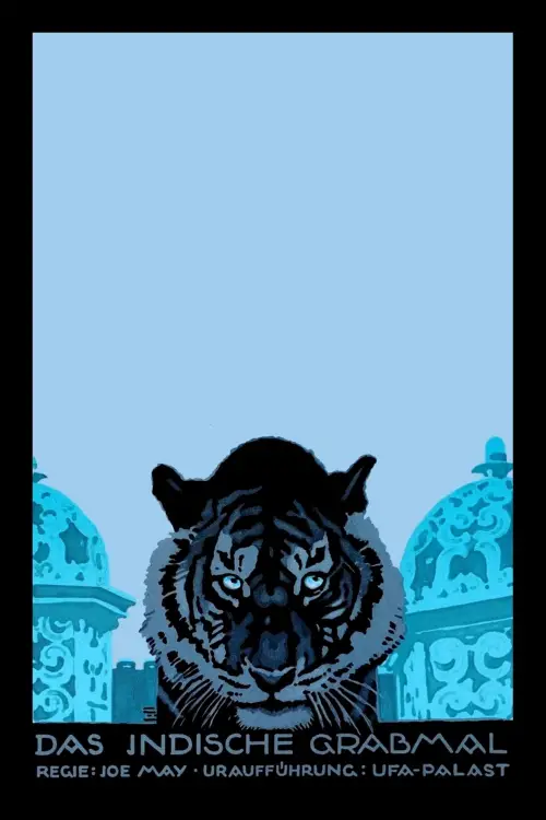 Movie poster "The Indian Tomb, Part II: The Tiger of Eschnapur"