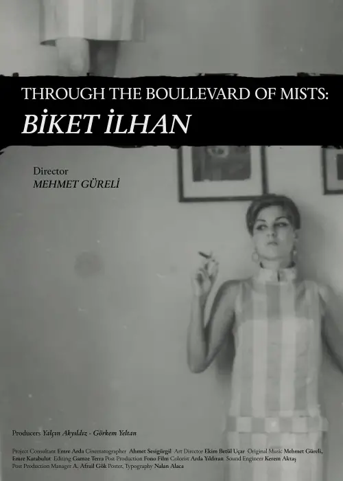 Movie poster "Through The Boullevard of Mists: Biket İlhan"
