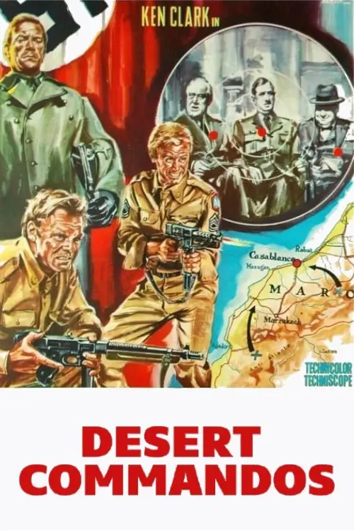Movie poster "Desert Commandos"