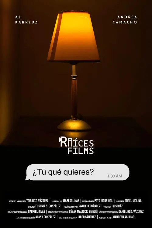 Movie poster "¿Tú qué quieres?"