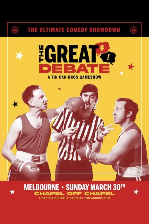 Movie poster "THE GREAT DEBATE: Down Under"