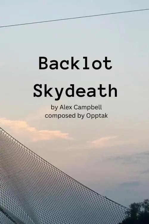 Movie poster "Backlot Skydeath"