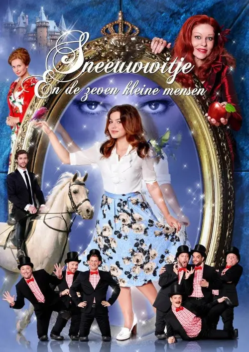Movie poster "Sneeuwwitje en de zeven kleine mensen: Een modern sprookje"