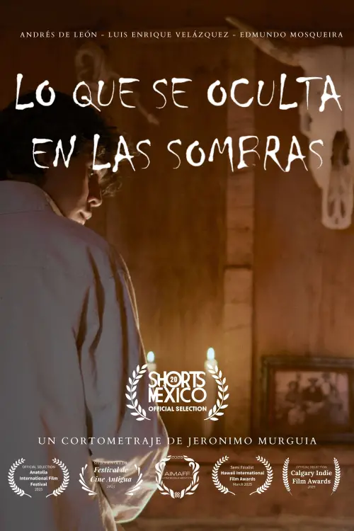 Movie poster "WHAT HIDES WHITIN THE SHADOWS"