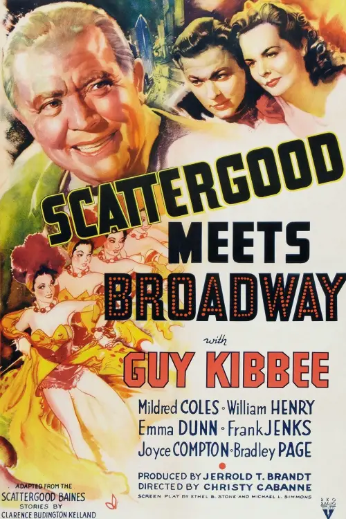 Movie poster "Scattergood Meets Broadway"