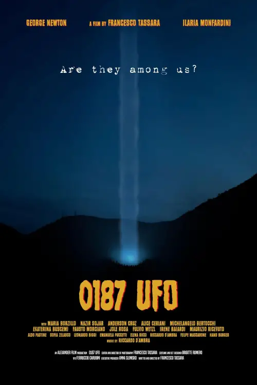 Movie poster "0187 UFO"
