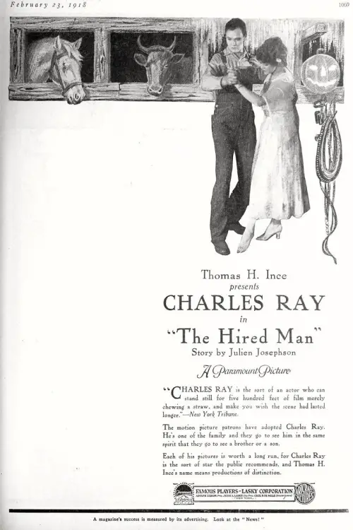 Movie poster "The Hired Man"