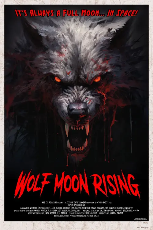 Movie poster "Wolf Moon Rising"