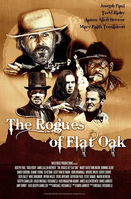Movie poster "The Rogues of Flat Oak"