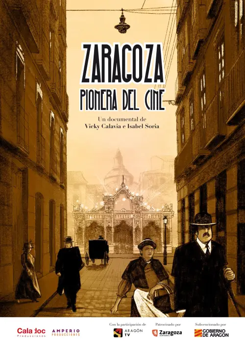 Movie poster "Zaragoza, pionera del cine"