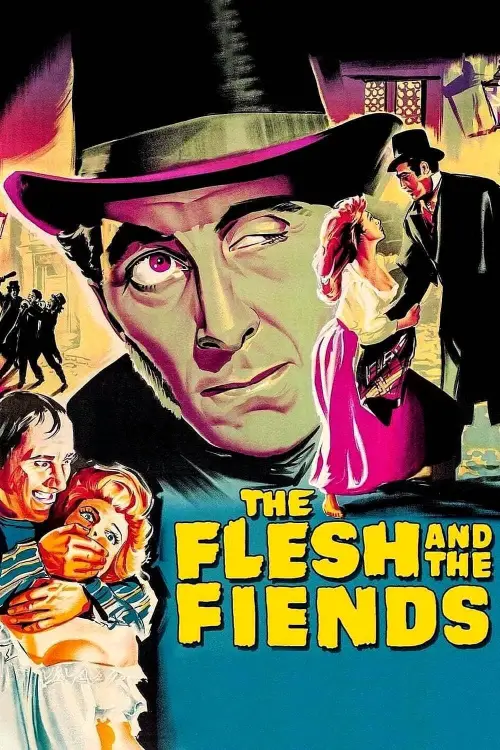 Movie poster "The Flesh and the Fiends"