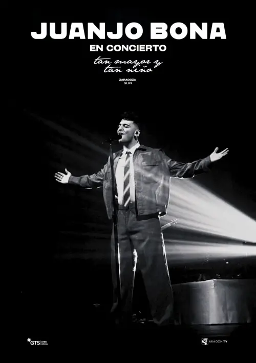 Movie poster "Juanjo Bona: Tan Mayor y Tan Niño"