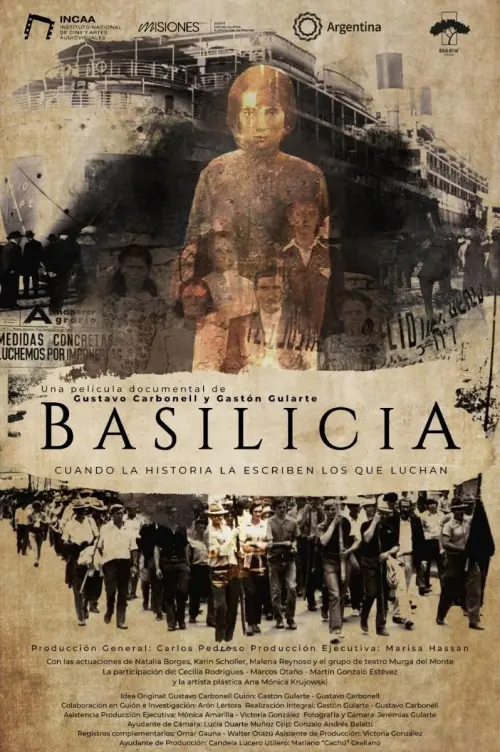 Movie poster "Basilicia, cuando la historia la escriben los que luchan"