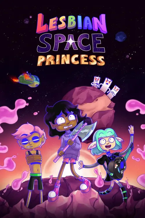Movie poster "Lesbian Space Princess"