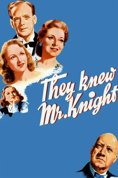 Movie poster "They Knew Mr. Knight"